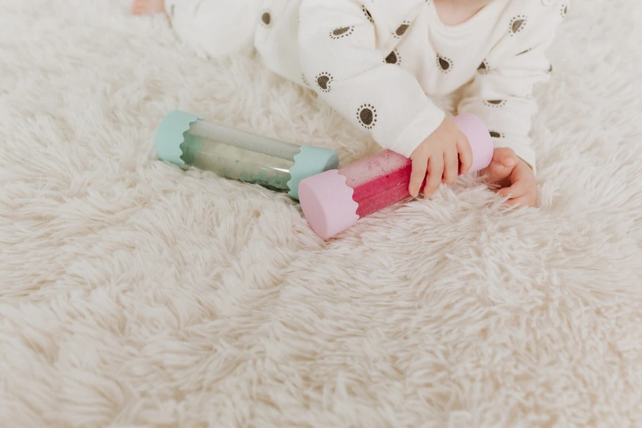 Sensoryczna butelka dla niemowląt SOFT PINK / Jellystone