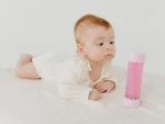 Sensoryczna butelka dla niemowląt SOFT PINK / Jellystone