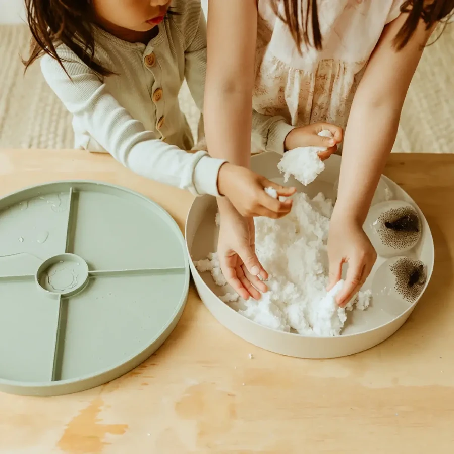 Sensoryczny śnieg, miękka masa sensoryczna dla dzieci, 3+ / Jellystone