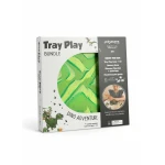 Zestaw sensoryczny Świat dinozaurów, tacka + figurki + śnieg sensoryczny / Jellystone