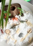 Zestaw sensoryczny Świat dinozaurów, tacka + figurki + śnieg sensoryczny / Jellystone