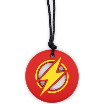 Gryzak terapeutyczny, antystresowy naszyjnik - błyskawica / Jellystone