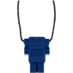Gryzak terapeutyczny, antystresowy naszyjnik Robot - School Blue / Jellystone