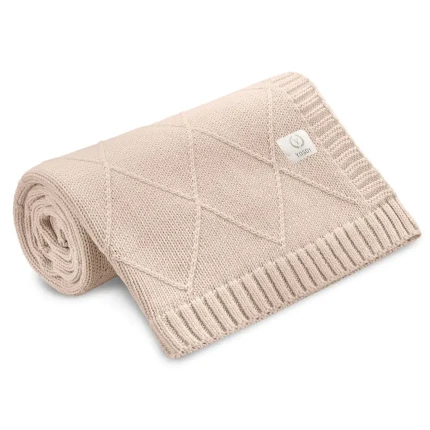 Koc bawełniany DIAMOND ELEGANCE - sunny beige / YOSOY