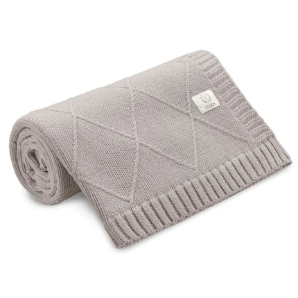 Koc bawełniany DIAMOND ELEGANCE - light beige / YOSOY