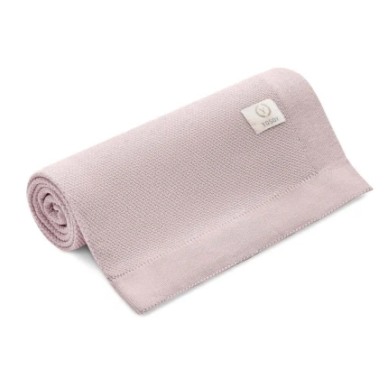 Koc bambusowy PALERMO - powder pink / YOSOY