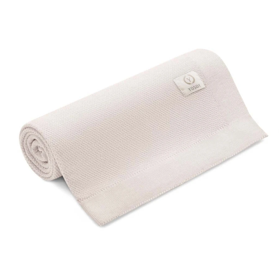 Koc bambusowy PALERMO - white pearl / YOSOY