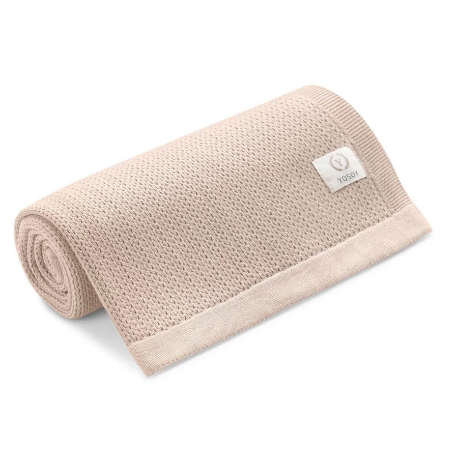 Koc bambusowy CROWN - sunny beige / YOSOY