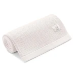 Koc bambusowy CROWN - white pearl / YOSOY