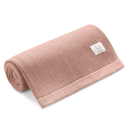 Koc bambusowy CROWN - sunrise pink / YOSOY