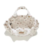 Organizer do wózka ortalion pikowany HEARTBEAT BEIGE / La Millou