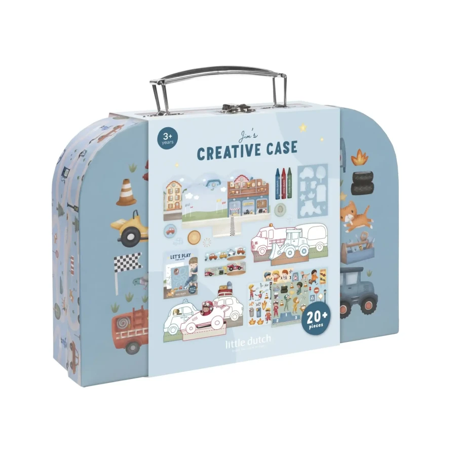 Kreatywna walizka Jim & Friends / Little Dutch