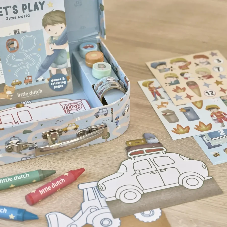 Kreatywna walizka Jim & Friends / Little Dutch