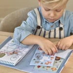 Zestaw kolorowanek wodnych Jim & Friends / Little Dutch