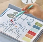 Zestaw kolorowanek wodnych Jim & Friends / Little Dutch