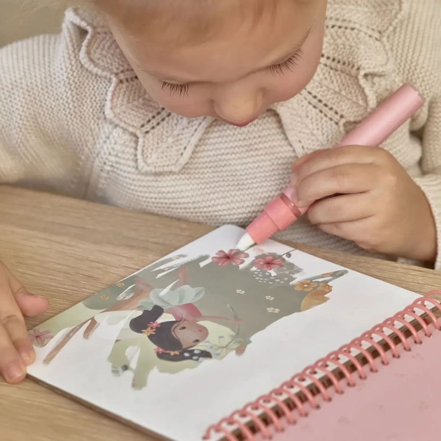 Kolorowanka wodna Rosa & Friends / Little Dutch