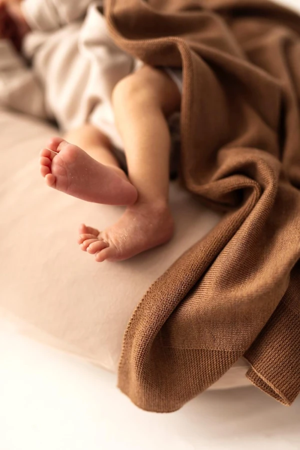 Kocyk Merino Cozy - cynamonowy / amori amori