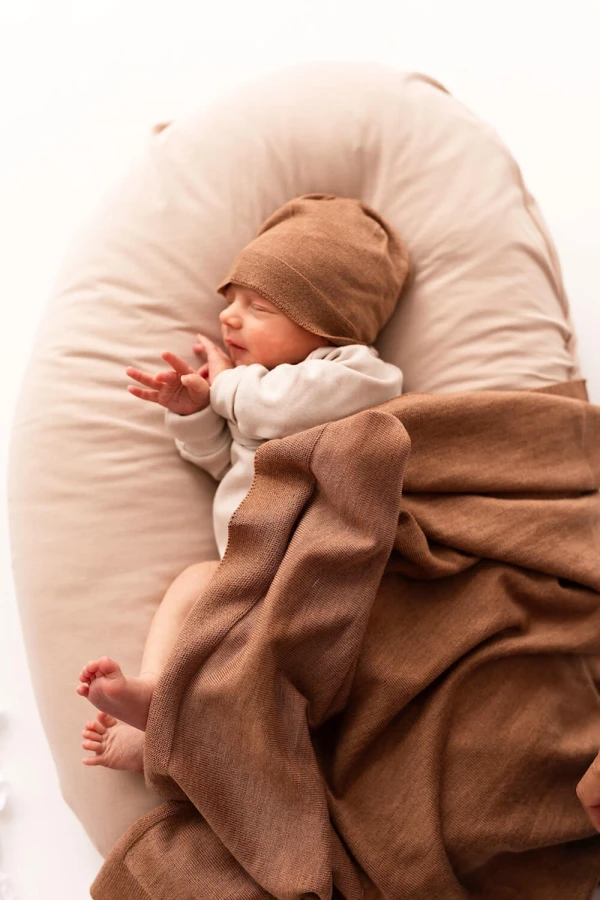 Kocyk Merino Cozy - cynamonowy / amori amori