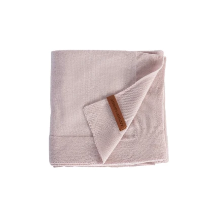 Kocyk Merino Cozy - delikatny róż / amori amori