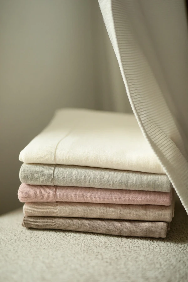 Kocyk Merino Cozy - delikatny róż / amori amori