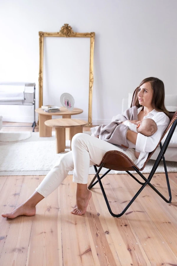 Kocyk Merino Kyoto - delikatny brąz / amori amori