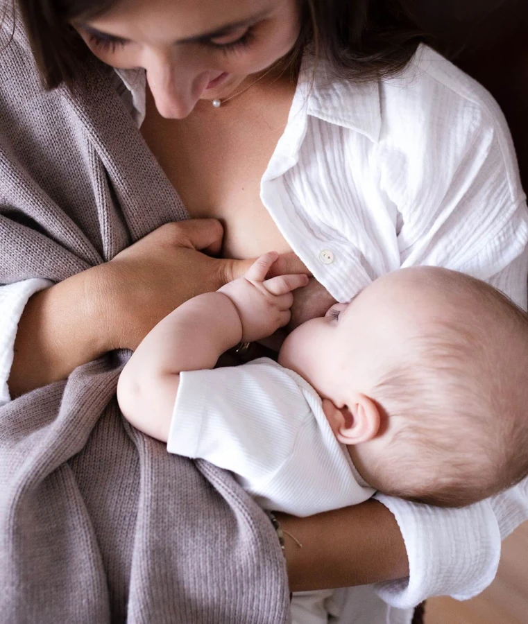 Kocyk Merino Kyoto - delikatny brąz / amori amori