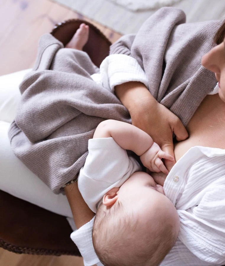 Kocyk Merino Kyoto - delikatny brąz / amori amori