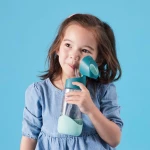 Zestaw Mini Lunchbox + Butelka tritanowa ze słomką 450 ml - Spearmint / B.box