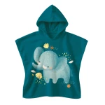 Ponczo kąpielowe z kapturem - Słonik / SASSI