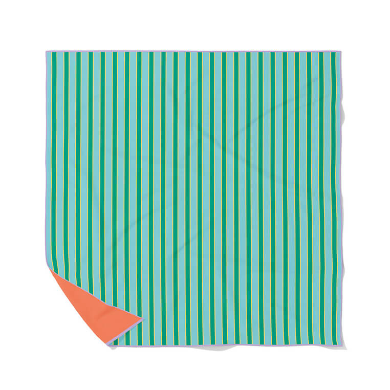 Dwustronny ręcznik plażowy PlayTowels - Game of the goose / QUUT