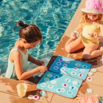 Podróżny, wodoodporny zestaw gier 2w1 Bingo i Loteryjka / QUUT