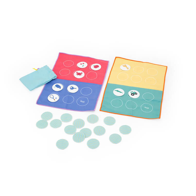 Podróżny, wodoodporny zestaw gier 2w1 Bingo i Loteryjka / QUUT