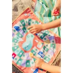 Podróżny, wodoodporny zestaw gier 2w1 Węże i Drabiny oraz Gra w Gęsi / QUUT