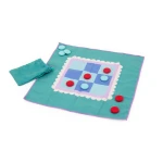 Podróżny, wodoodporny zestaw gier 2w1 Chińczyk oraz Kółko i Krzyżyk / QUUT