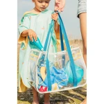 Zestaw zabawek plażowych w torbie z siateczkowym dnem - Ocean / QUUT