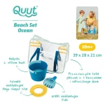 Zestaw zabawek plażowych w torbie z siateczkowym dnem - Ocean / QUUT