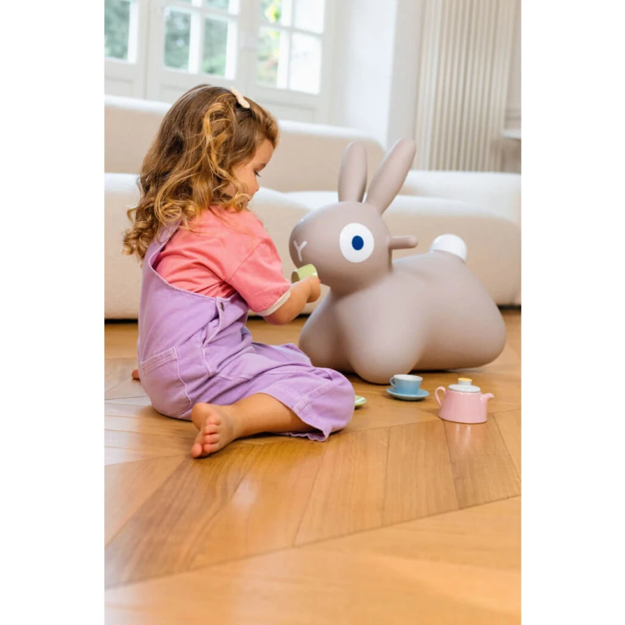 Skoczek Hoppi Bunny - Warm grey / QUUT