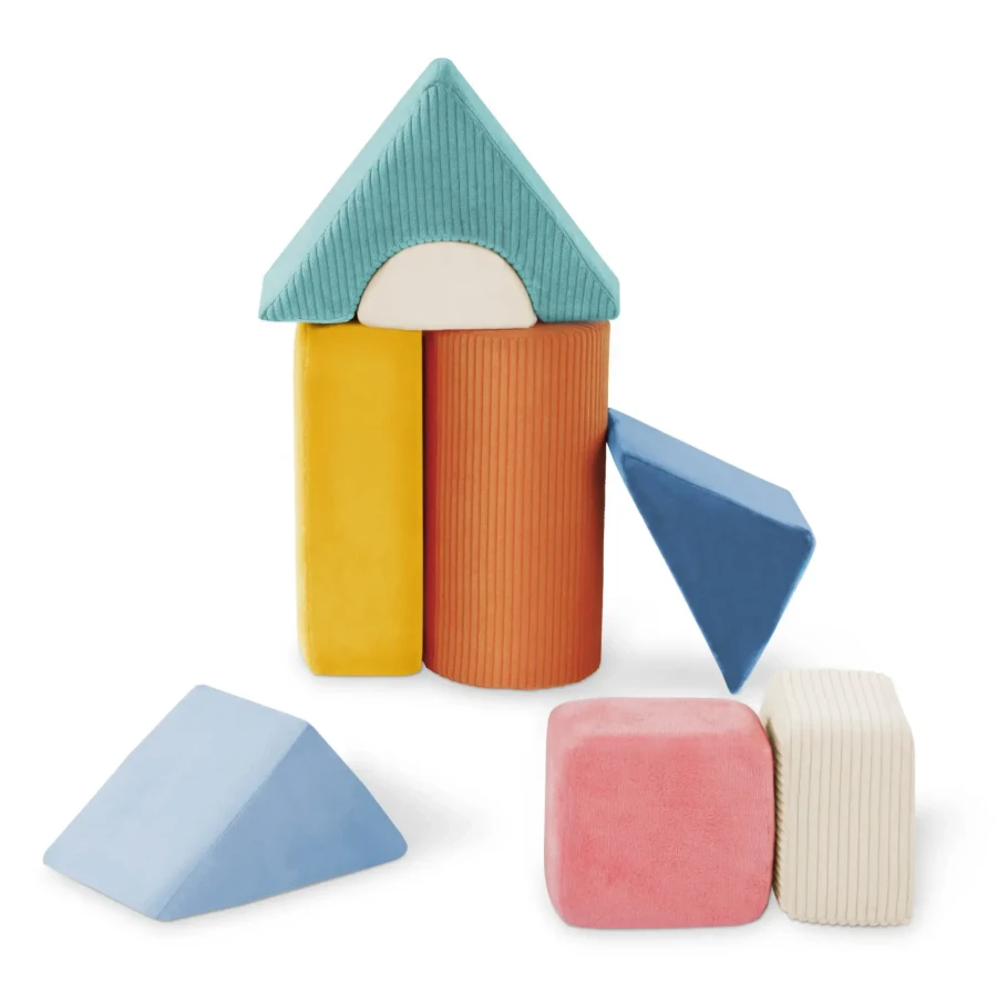 Wielkie pluszowe klocki konstrukcyjne - Tumble-y Towers / B.toys