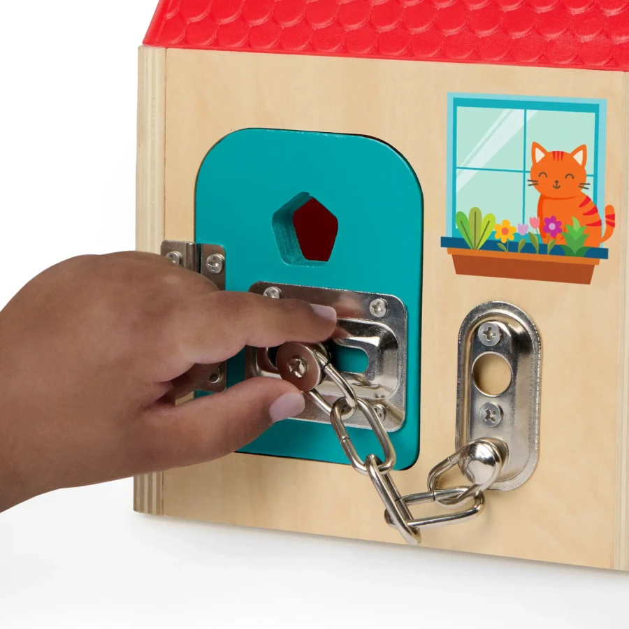 Domek z zamkami - Unlock & Learn Box / B.toys