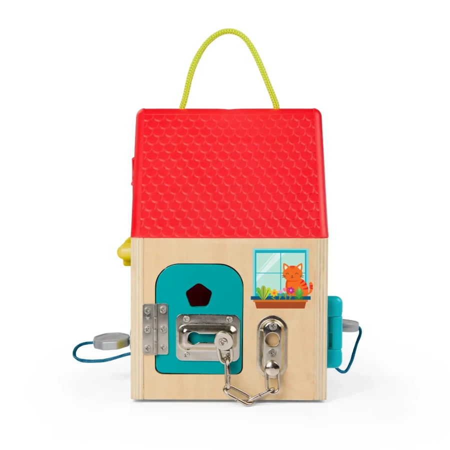 Domek z zamkami - Unlock & Learn Box / B.toys