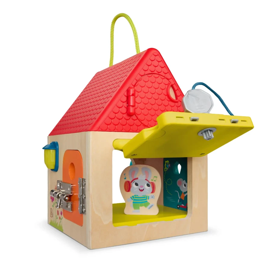 Domek z zamkami - Unlock & Learn Box / B.toys