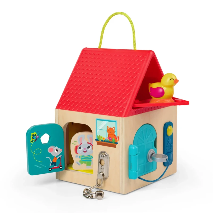 Domek z zamkami - Unlock & Learn Box / B.toys