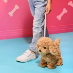 Interaktywny chodzący piesek z magnetyczną kostką i akcesoriami - Playful Paws Goldendoodle Pup / OurGeneration