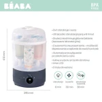 USZKODZONE OPAKOWANIE: Sterylizator parowy z suszarką 2w1 Steril 'n' dry Night blue / Beaba