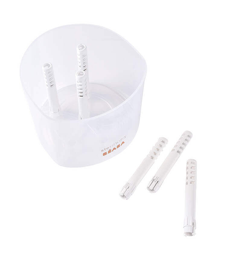 USZKODZONE OPAKOWANIE: Sterylizator parowy z suszarką 2w1 Steril 'n' dry Night blue / Beaba