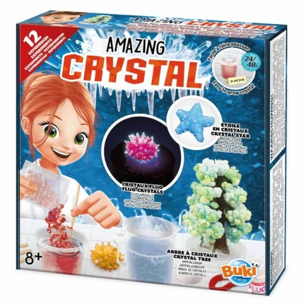 USZKODZONE OPAKOWANIE: Niesamowite kryształy - 12 eksperymentów / Buki 2165