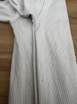 II GATUNEK: Rampers niemowlęcy z prążkowanej dzianiny z regulacją - Light Beige roz. 68 / Babysteps