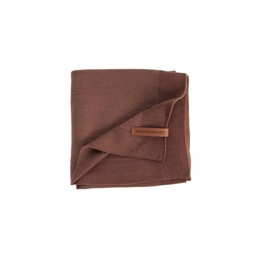 Kocyk Merino Cozy - terrakota / amori amori