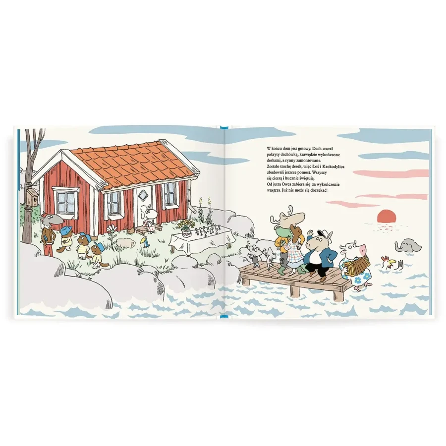 Młotek, piła i wiertarka. Owca i jej przyjaciele budują dom. Małe opowieści o technice / Dwie siostry