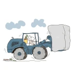 Dźwig, koparka, betoniarka. Małe historie o wielkich maszynach. Małe opowieści o technice / Dwie siostry